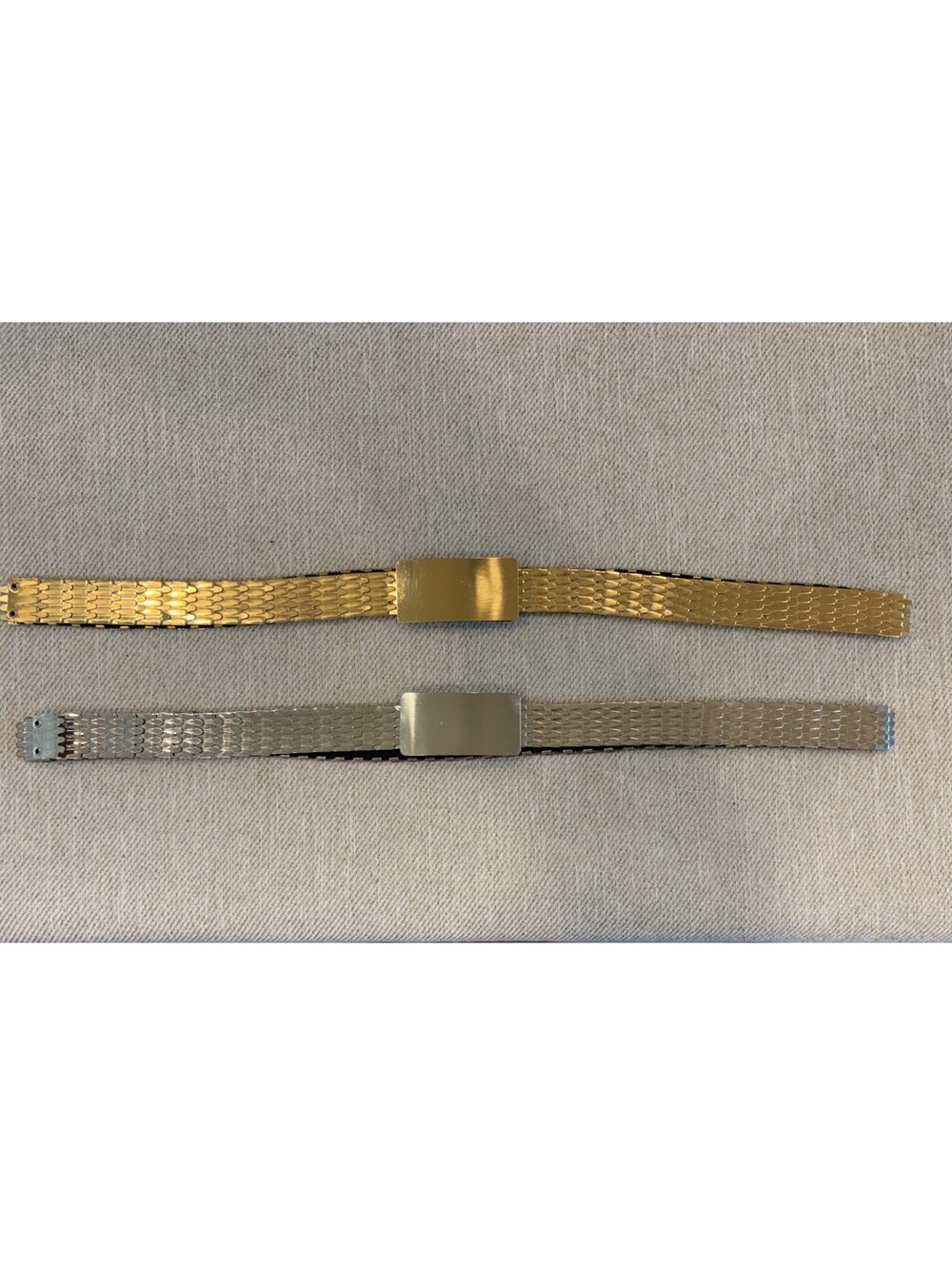 Vintage Belt Bundle Lot Gold & Silver Snake Chain Metal Black Elastic Set